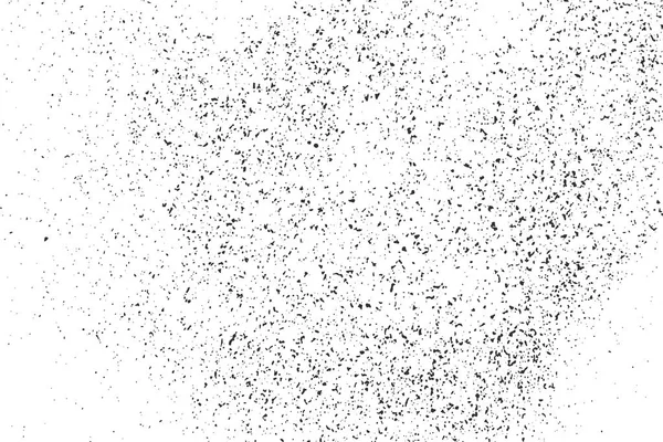 Black Grainy Texture Terisolasi White Background Dust Overlay Dark Noise - Stok Vektor