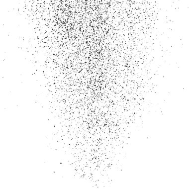  Beyaz arka plan üzerinde izole siyah grenli doku. Toz kaplaması. Karanlık gürültü granül. Dijital olarak oluşturulan görüntü. Vektör tasarım öğeleri, illüstrasyon, Eps 10.