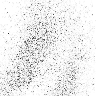  Beyaz arka plan üzerinde izole siyah grenli doku. Toz kaplaması. Karanlık gürültü granül. Dijital olarak oluşturulan görüntü. Vektör tasarım öğeleri, illüstrasyon, Eps 10.