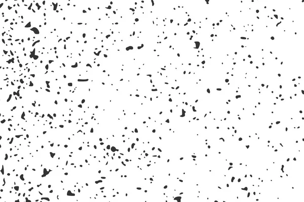 Texture Granuleuse Noire Isolée Sur Fond Blanc Recouvrement Poussière Dark — Image vectorielle