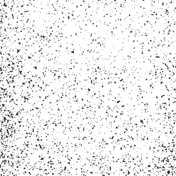 Texture Granuleuse Noire Isolée Sur Fond Blanc Recouvrement Poussière Dark — Image vectorielle