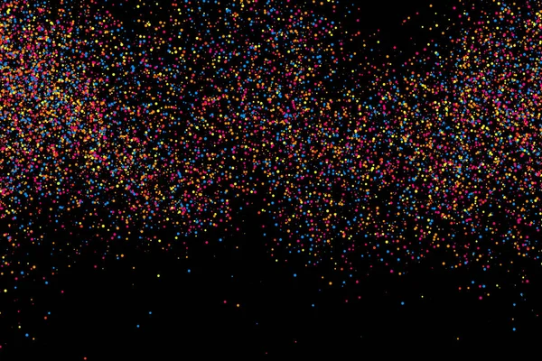 Explosion Colorée Confettis Texture Granuleuse Abstraite Multicolore Isolée Sur Fond — Image vectorielle