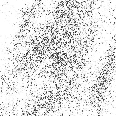  Beyaz arka plan üzerinde izole siyah grenli doku. Toz kaplaması. Karanlık gürültü granül. Dijital olarak oluşturulan görüntü. Vektör tasarım öğeleri, illüstrasyon, Eps 10.