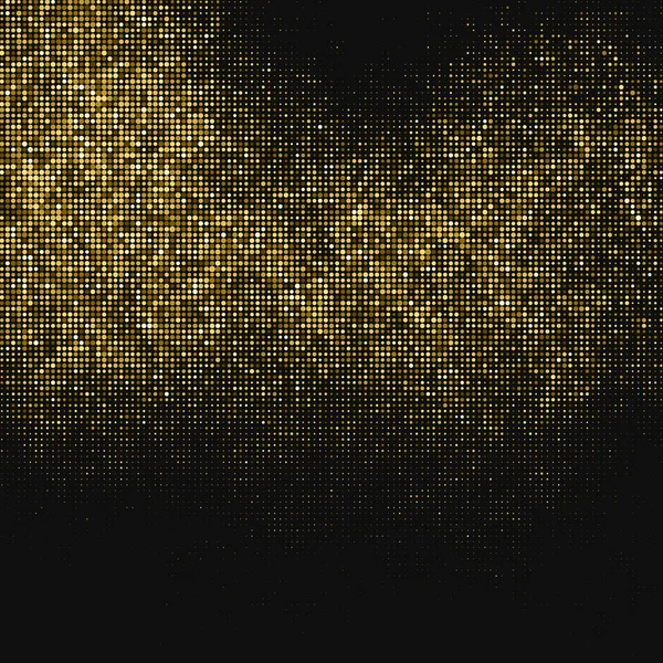 Ouro Glitter Meio Tom Pontilhado Pano Fundo Padrão Retro Abstrato —  Vetores de Stock