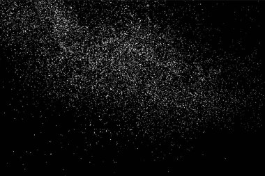 Tahıl soyut doku siyah arka plan üzerine izole. Gürültü tasarım öğesi. Sıkıntı kaplaması dokulu. Vektör çizim, eps 10.