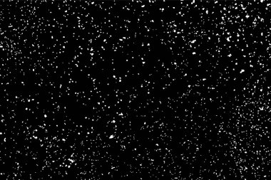 Tahıl soyut doku siyah arka plan üzerine izole. Gürültü tasarım öğesi. Sıkıntı kaplaması dokulu. Vektör çizim, eps 10.