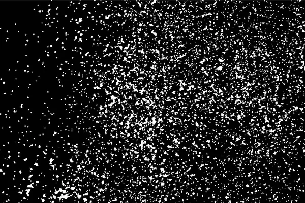 Texture Astratta Grano Isolata Sfondo Nero Elemento Design Del Rumore — Vettoriale Stock