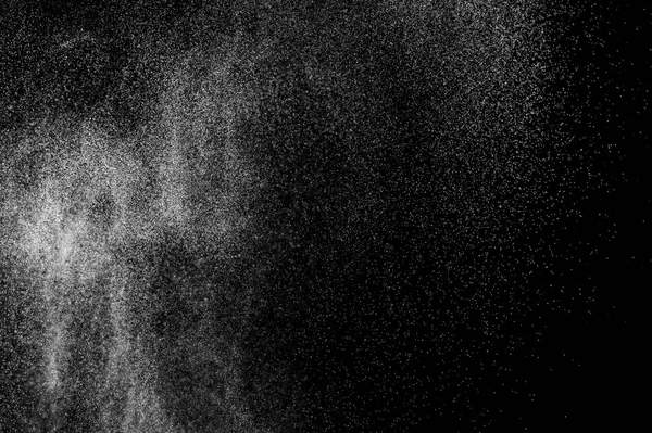 Salpicos Abstratos Água Sobre Fundo Preto Salpicos Leite Spray Abstrato — Fotografia de Stock