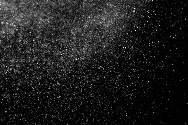 Schizzi Astratti Acqua Uno Sfondo Nero Spray Astratto Acqua Pioggia — Foto Stock