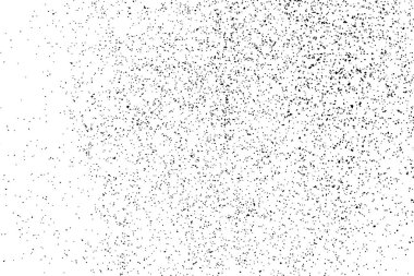 Beyaz arka plan üzerinde izole siyah grenli doku. Sıkıntı kaplaması dokulu. Grunge tasarım öğeleri. Vektör çizim, eps 10.