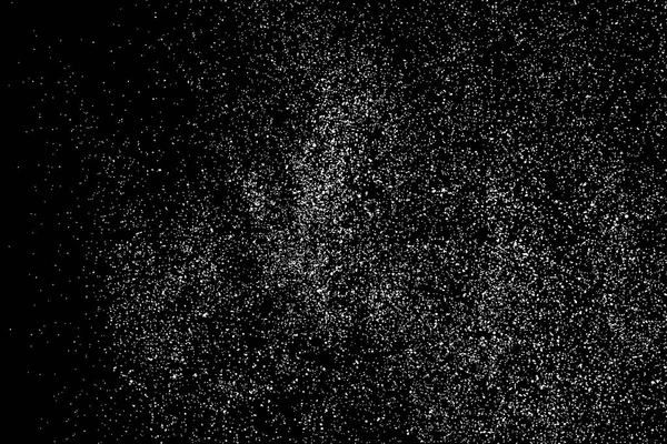 Textura Abstracta Granulada Sobre Fondo Negro Copos Nieve Elemento Diseño — Vector de stock