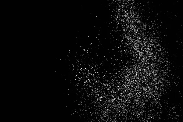 Texture Abstraite Granuleuse Sur Fond Noir Éléments Conception Snowflakes Superposition — Image vectorielle