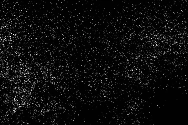 Texture Abstraite Granuleuse Sur Fond Noir Éléments Conception Snowflakes Superposition — Image vectorielle