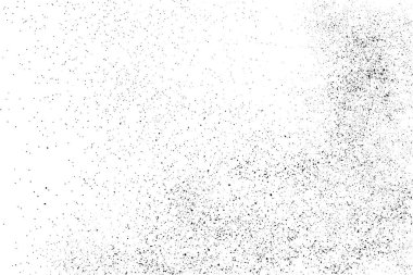 Beyaz arka plan üzerinde izole siyah grenli doku. Sıkıntı kaplaması dokulu. Grunge tasarım öğeleri. Vektör çizim, eps 10.