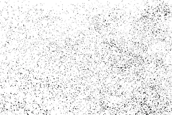 Texture Granuleuse Noire Isolée Sur Fond Blanc Superposition Détresse Texturée — Image vectorielle