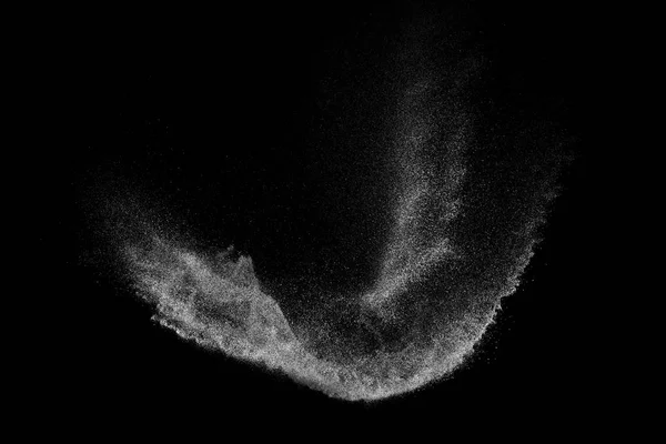 배경에 입자의 움직임을 멈춰라 파우더 먼지가 감촉을 — 스톡 사진