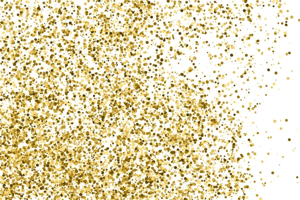 Textura Brilho Dourado Isolado Branco Fundo Cor Âmbar Explosão Dourada — Vetor de Stock