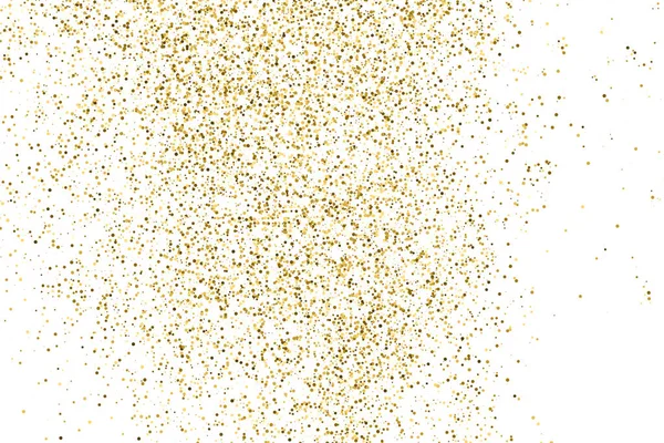 Золотой Блеск Текстуры Изолированы Белом Янтарный Цвет Фона Золотой Взрыв — стоковый вектор