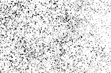 Beyaz arka plan üzerinde izole siyah grenli doku. Sıkıntı kaplaması dokulu. Grunge tasarım öğeleri. Vektör çizim, eps 10.