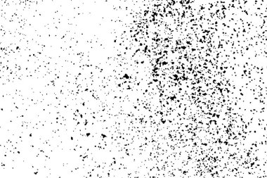 Beyaz arka plan üzerinde izole siyah grenli doku. Sıkıntı kaplaması dokulu. Grunge tasarım öğeleri. Vektör çizim, eps 10.