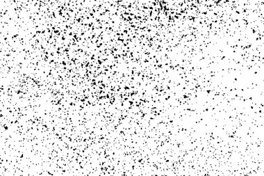 Beyaz arka plan üzerinde izole siyah grenli doku. Sıkıntı kaplaması dokulu. Grunge tasarım öğeleri. Vektör çizim, eps 10.