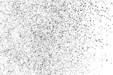 Beyaz arka plan üzerinde izole siyah grenli doku. Sıkıntı kaplaması dokulu. Grunge tasarım öğeleri. Vektör çizim, eps 10.