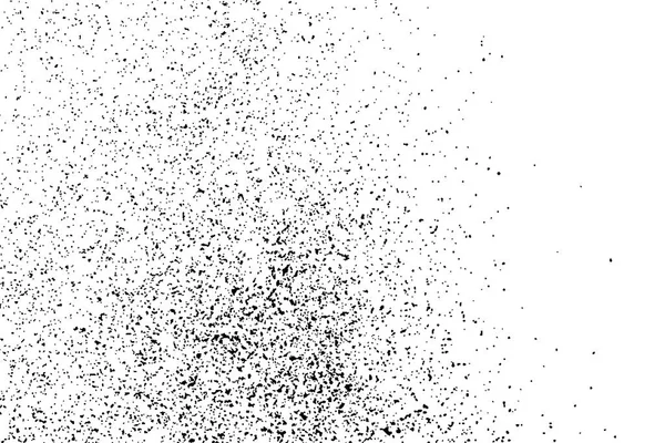 Svart grynig konsistens isolerad på vit. — Stock vektor