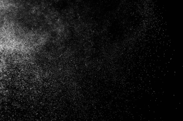 Schizzi Astratti Acqua Uno Sfondo Nero Spray Astratto Acqua Pioggia — Foto Stock