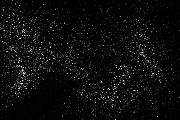 Texture Abstraite Granuleuse Sur Fond Noir Éléments Conception Snowflakes Superposition — Image vectorielle