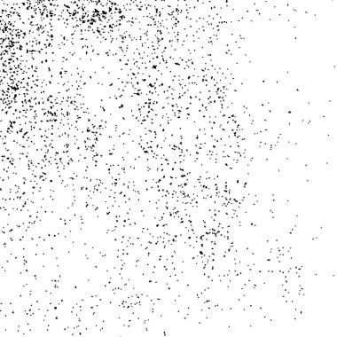 Beyaz arka plan üzerinde izole siyah grenli doku. Sıkıntı kaplaması dokulu. Grunge tasarım öğeleri. Vektör çizim, eps 10.