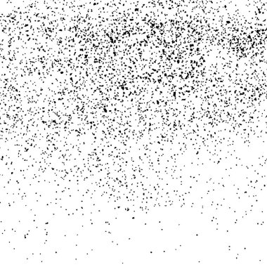 Beyaz arka plan üzerinde izole siyah grenli doku. Sıkıntı kaplaması dokulu. Grunge tasarım öğeleri. Vektör çizim, eps 10.