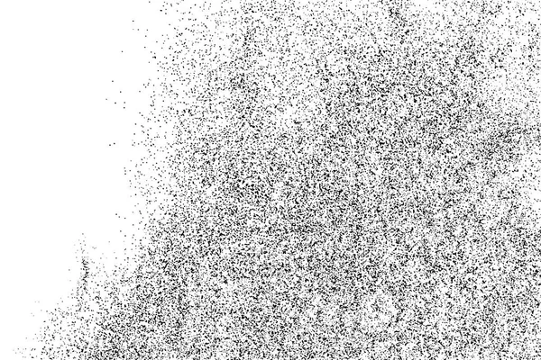 白い背景の分離された黒いザラザラした質感 ほこりのオーバーレイ 暗顆粒 デジタル生成イメージ ベクター デザイン要素 図では Eps — ストックベクタ