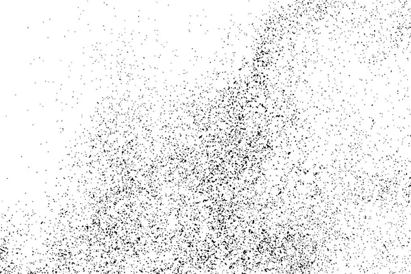 Texture Granuleuse Noire Isolée Sur Fond Blanc Recouvrement Poussière Dark — Image vectorielle