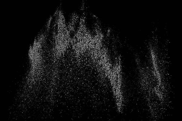 Vodní Splash Textury Izolované Černém Pozadí Vektoru Elementy Překrytí Digitálně — Stockový vektor