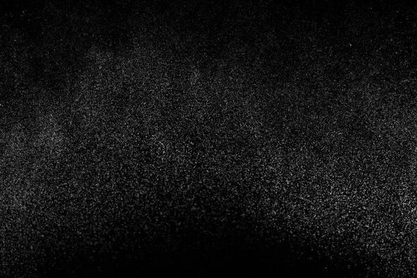 Abstract Splashes Water Black Background Freeze Motion White Particles Rain — Stock Photo, Image