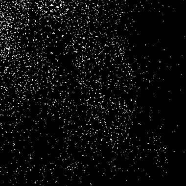 Siyah arka plan üzerine grenli soyut doku. Kar taneleri tasarım öğesi. Sıkıntı kaplaması dokulu. Vektör çizim, eps 10.