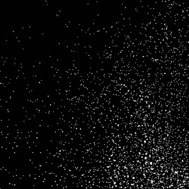 Siyah arka plan üzerine grenli soyut doku. Kar taneleri tasarım öğesi. Sıkıntı kaplaması dokulu. Vektör çizim, eps 10.