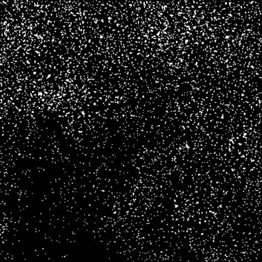 Siyah arka plan üzerine grenli soyut doku. Kar taneleri tasarım öğesi. Sıkıntı kaplaması dokulu. Vektör çizim, eps 10.