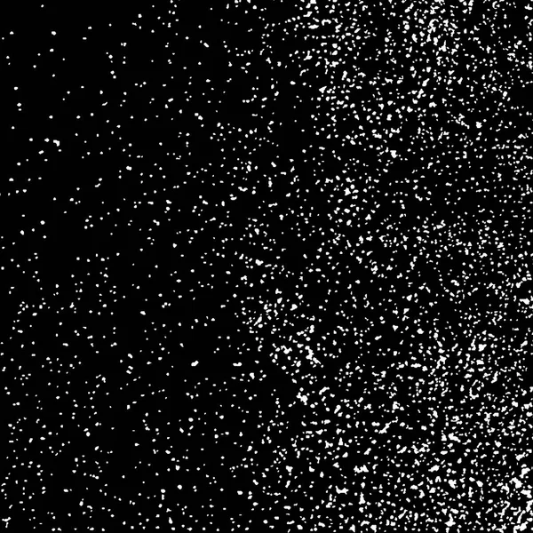 Κοκκώδη Υφή Αφηρημένο Μαύρο Φόντο Σχεδίασης Χιονονιφάδων Στοιχείο Αγωνία Επικάλυψη — Διανυσματικό Αρχείο