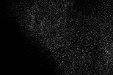 Siyah arkaplanda soyut su sıçramaları.