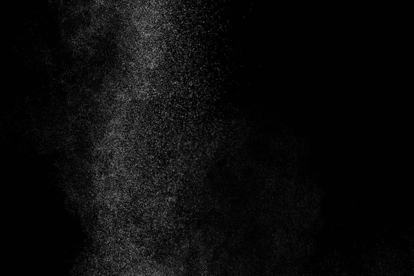 Éclaboussures abstraites d'eau sur fond noir. — Photo