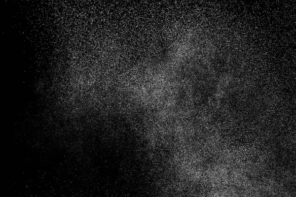 Abstrakt stänk av vatten på svart bakgrund. — Stockfoto
