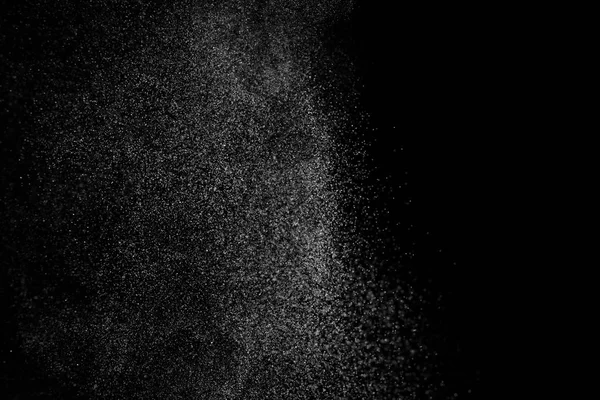 Des Éclaboussures Eau Abstraites Sur Fond Noir Congeler Mouvement Des — Photo