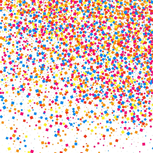 Colorida Explosión Confeti Textura Multicolor Abstracta Granulada Aislada Sobre Fondo — Archivo Imágenes Vectoriales
