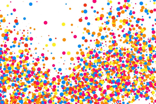 Colorida Explosión Confeti Textura Multicolor Abstracta Granulada Aislada Sobre Fondo — Archivo Imágenes Vectoriales
