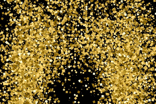 Χρυσά Glitter Υφή Απομονώνονται Μαύρο Σωματίδια Χρώματος Πορτοκαλί Εορταστική Φόντο — Διανυσματικό Αρχείο
