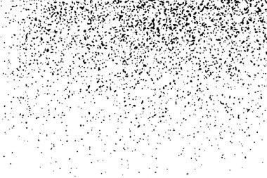 Beyaz arka plan üzerinde izole siyah grenli doku. Toz kaplaması. Karanlık gürültü granül. Dijital olarak oluşturulan görüntü. Vektör tasarım öğeleri, illüstrasyon, Eps 10.