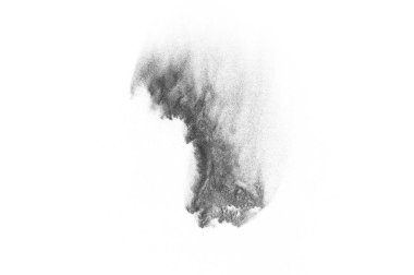 Siyah parçacıkların hareket dondurmak. 