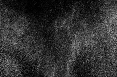 Siyah arka planda soyut su sıçramaları. Soyut su püskürtüsü. Soyut yağmur. Duş suyu damlaları. soyut doku.