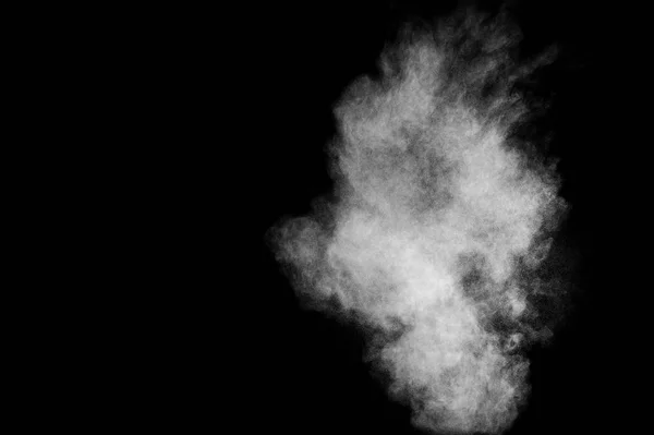 Výbuch abstraktní bílý prášek — Stock fotografie